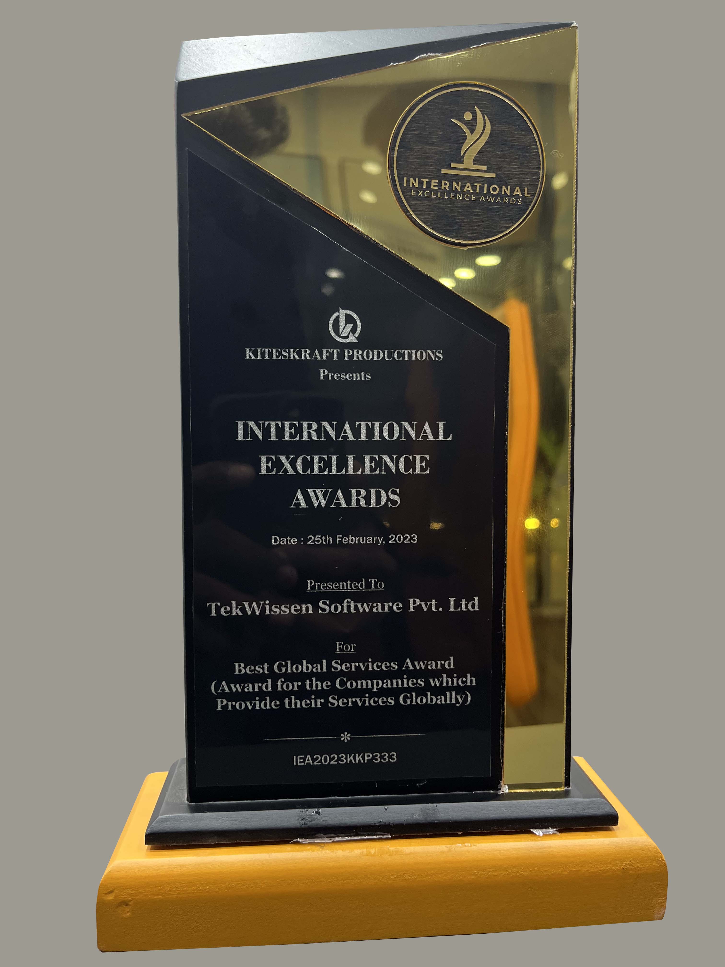 Best Global Services Award 2023