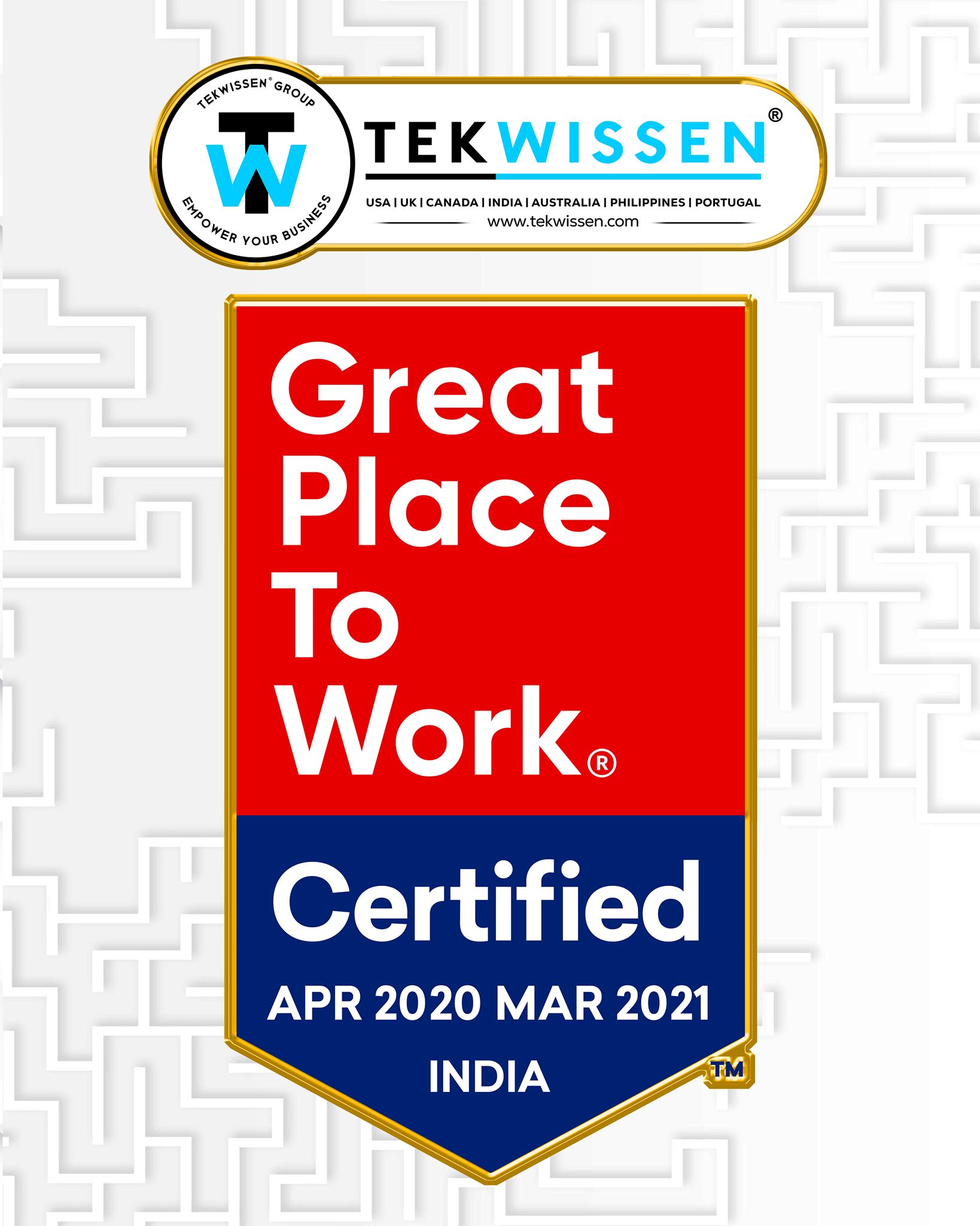 Great Place to work 2020