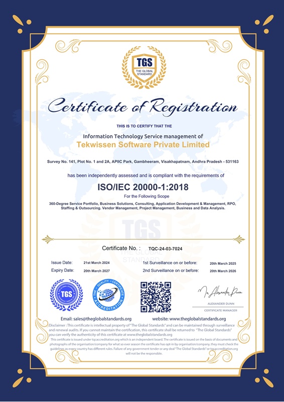 ISO 20000-1 : 2018